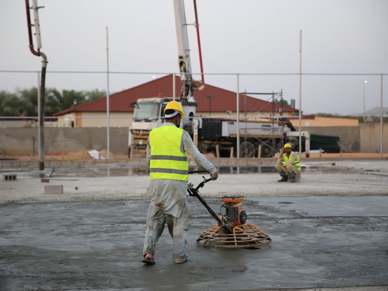 Concrete slab leveling